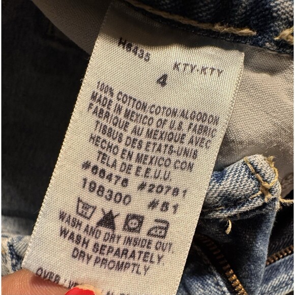 Vintage Tommy Hilfiger Jeans Flare Leg Slip Ankle Womens Size 4 27x30.5 Y2K 90s - Picture 4 of 13